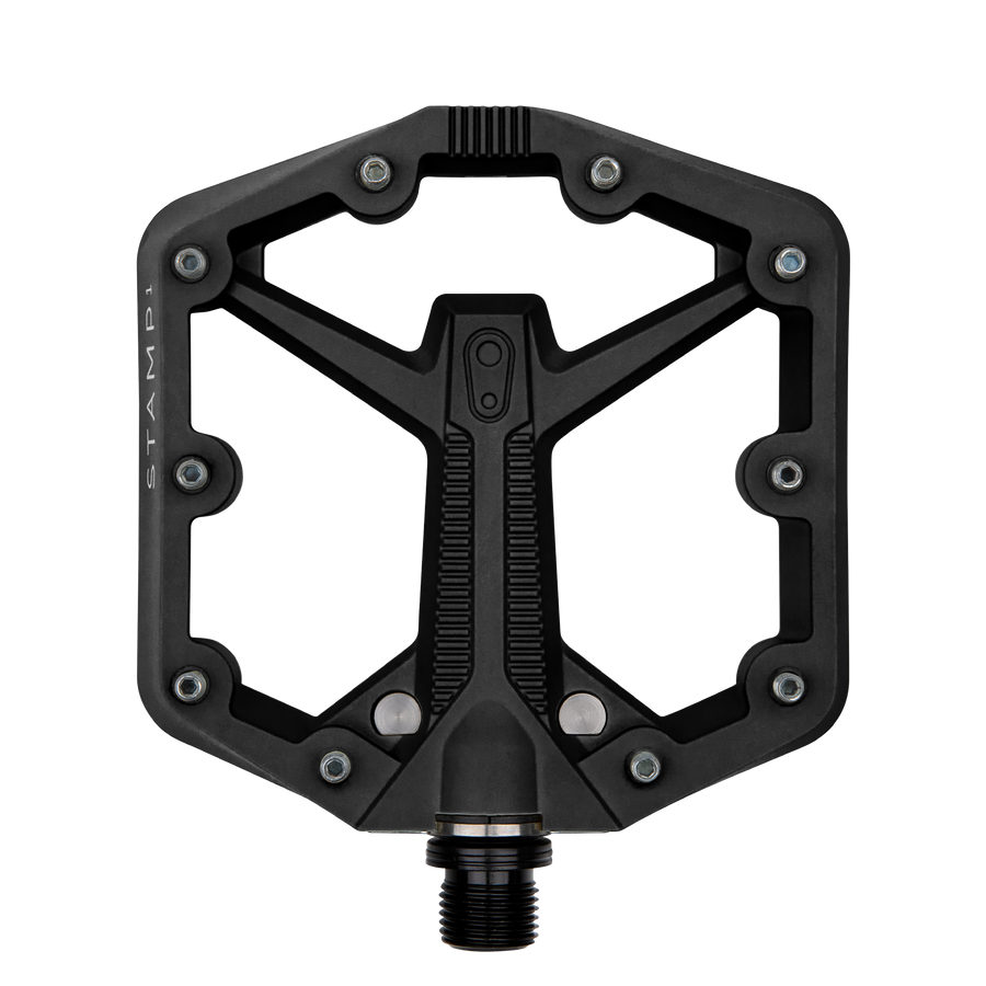 Crank Brothers Stamp 1 Gen 2 Bike Pedals - MTB Flat Pedals for Mountain Biking & Trail Riding - Durable Platform Pedals for Cycling Enthusiasts