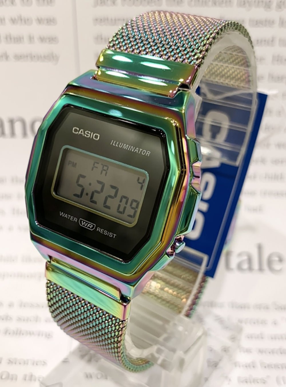CASIO × TiCTAC VINTAGE A1000RBW 1JF Limited Edition Digital Watch - Retro JDM Style for Men & Women | Perfect for Collectors, Fashion Enthusiasts & Everyday Wear