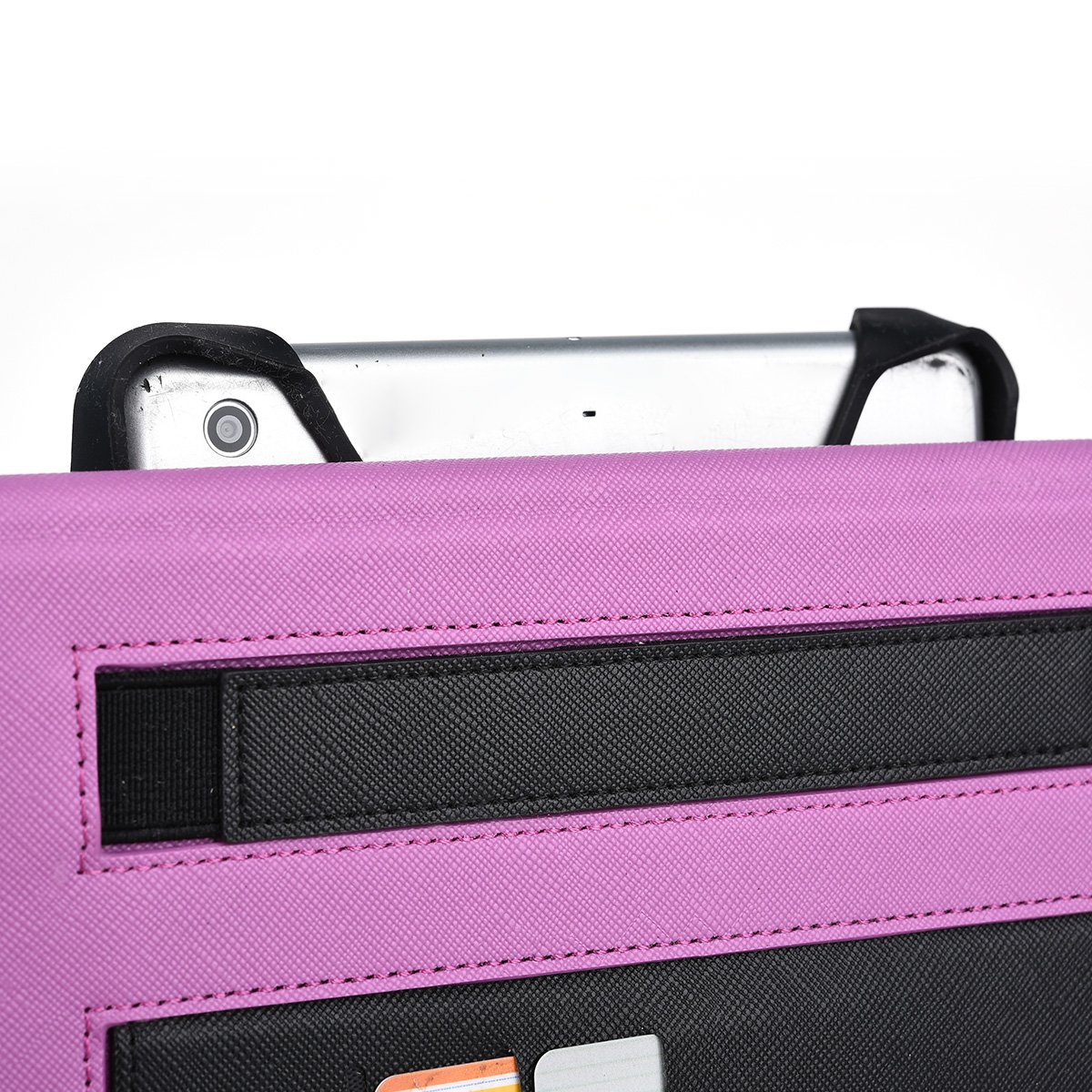 Kroo Universal Tablet Folio Case for 6-8 Inch Tablets (MU08VTK1) - Perfect for Work, School & Travel