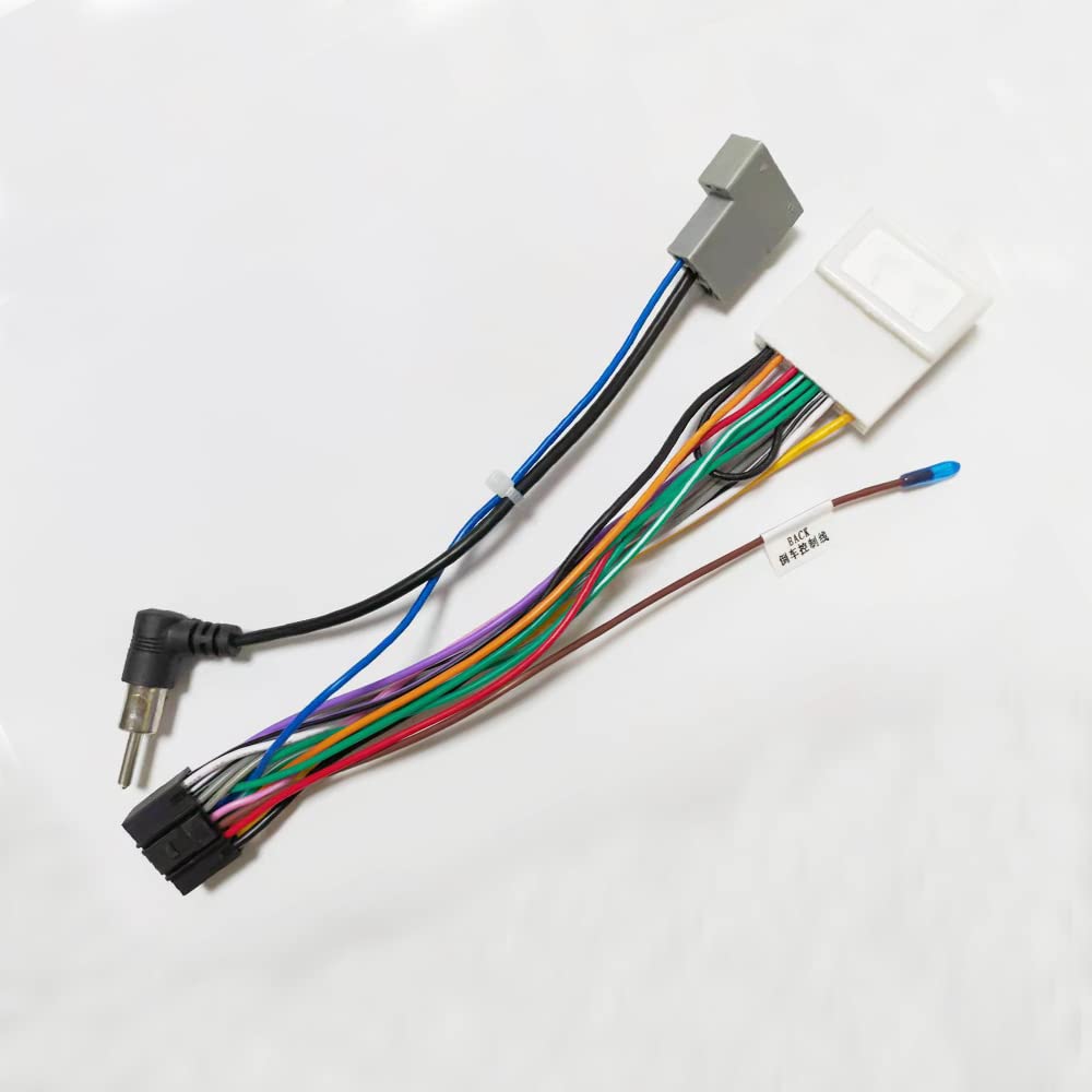 Nissan Qashqai Navara Teana Tiida Livina Sylphy Sunny Kaichen & Subaru Forester Car Stereo Power Harness with Radio Antenna Adapter - Perfect for Aftermarket Radio Installation & Audio System Upgrade