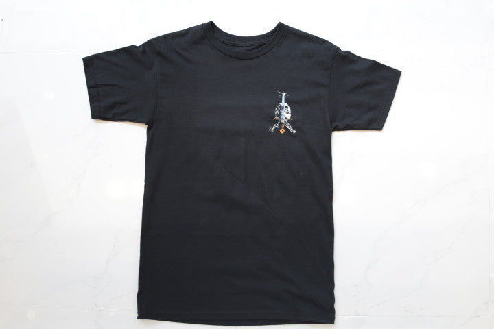 Powell Peralta Skull & Sword Graphic T-Shirt for Men - Vintage Skateboard Style Tee - Perfect for Skateboarding, Streetwear & Casual Outfits