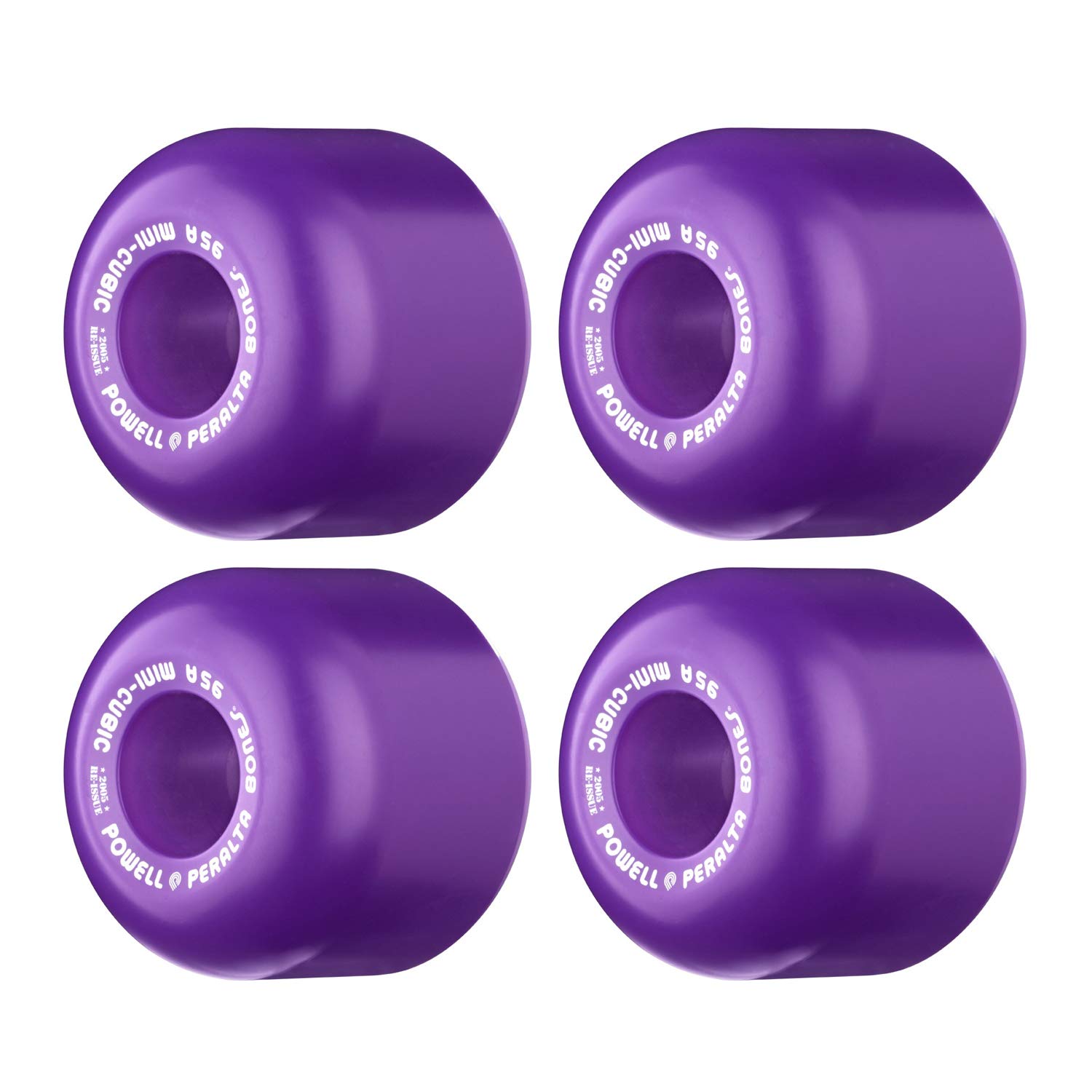 Old School Skateboard Complete Set with Independent 169 Trucks, Powell Mini-Cubic Wheels, ABEC 5 Bearings & Hardware - Perfect for Street Skating, Tricks & Retro Style Riding