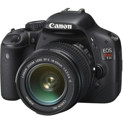 Canon EOS Rebel T2i DSLR Camera with 18-55mm Lens Kit - High-Quality Digital Photography for Beginners, Travel & Portrait Shooting
