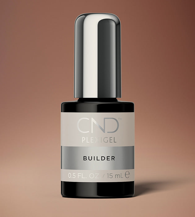 CND Enhancements Plexigel Builder with Oat Milk - 0.5 fl oz Nail Strengthener for Natural & Artificial Nails | Perfect for Salon & Home Manicures