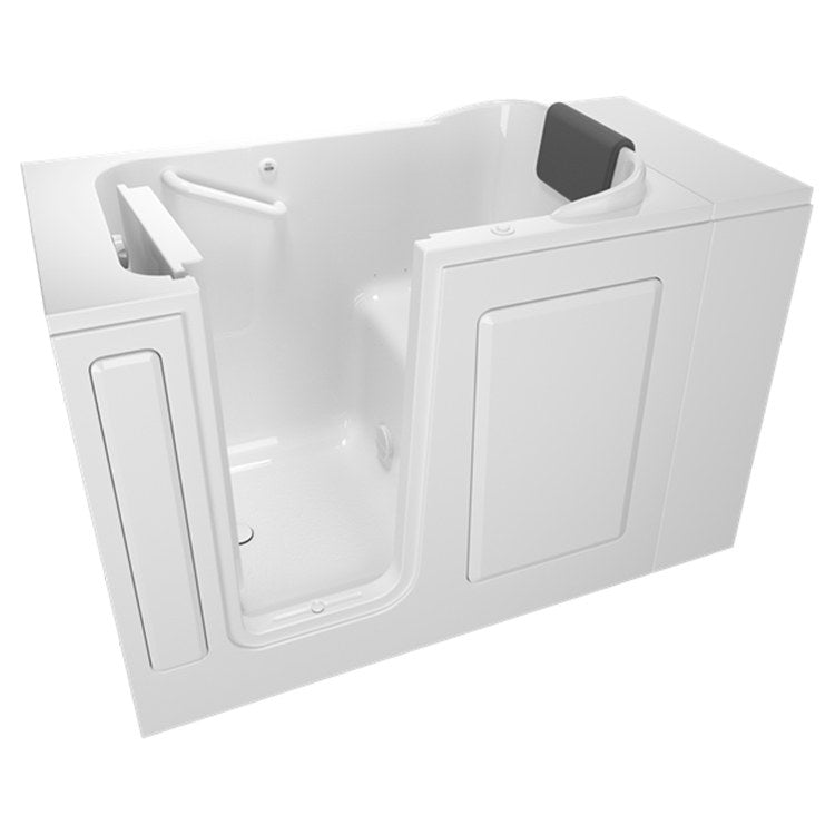 28W x 48L Gelcoat Walk-In Air Spa Bathtub with Left Hand Drain - Perfect for Home Relaxation & Hydrotherapy