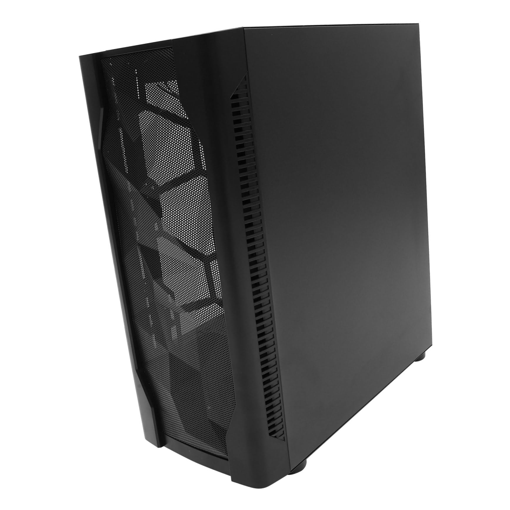 Lurrose Replacement Computer Case for Desktop PC - Side View Gaming Tower Case for Internet Cafe, Home & Office Use