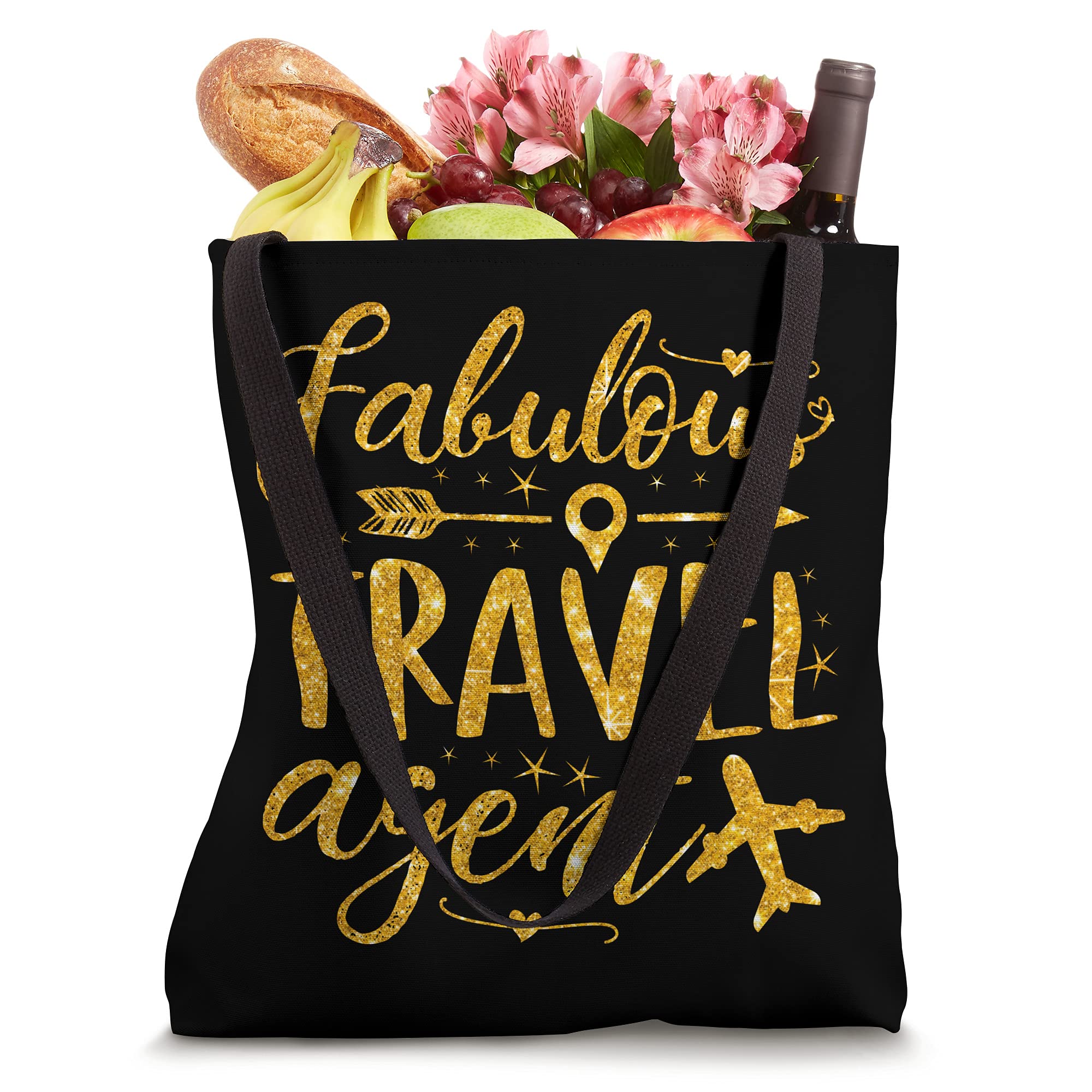 Best Travel Agent Tote Bag - Personalized Gift for Travel Agents - Durable & Stylish Work Bag for Office, Commute & Travel
