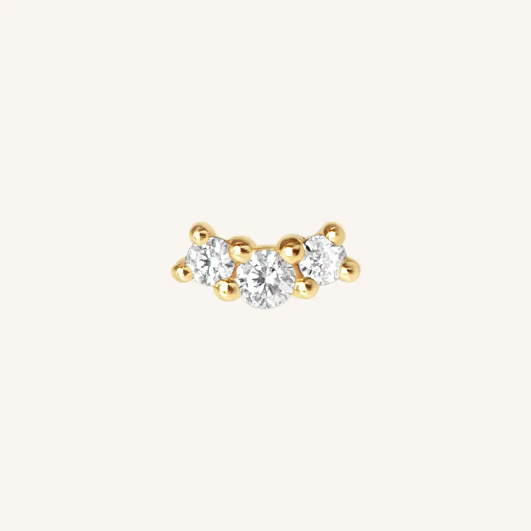Cupid Stud Earrings for Women - 14K Gold Plated Heart Dangle Earrings - Valentine's Day Gift for Her - Perfect for Date Night & Romantic Occasions