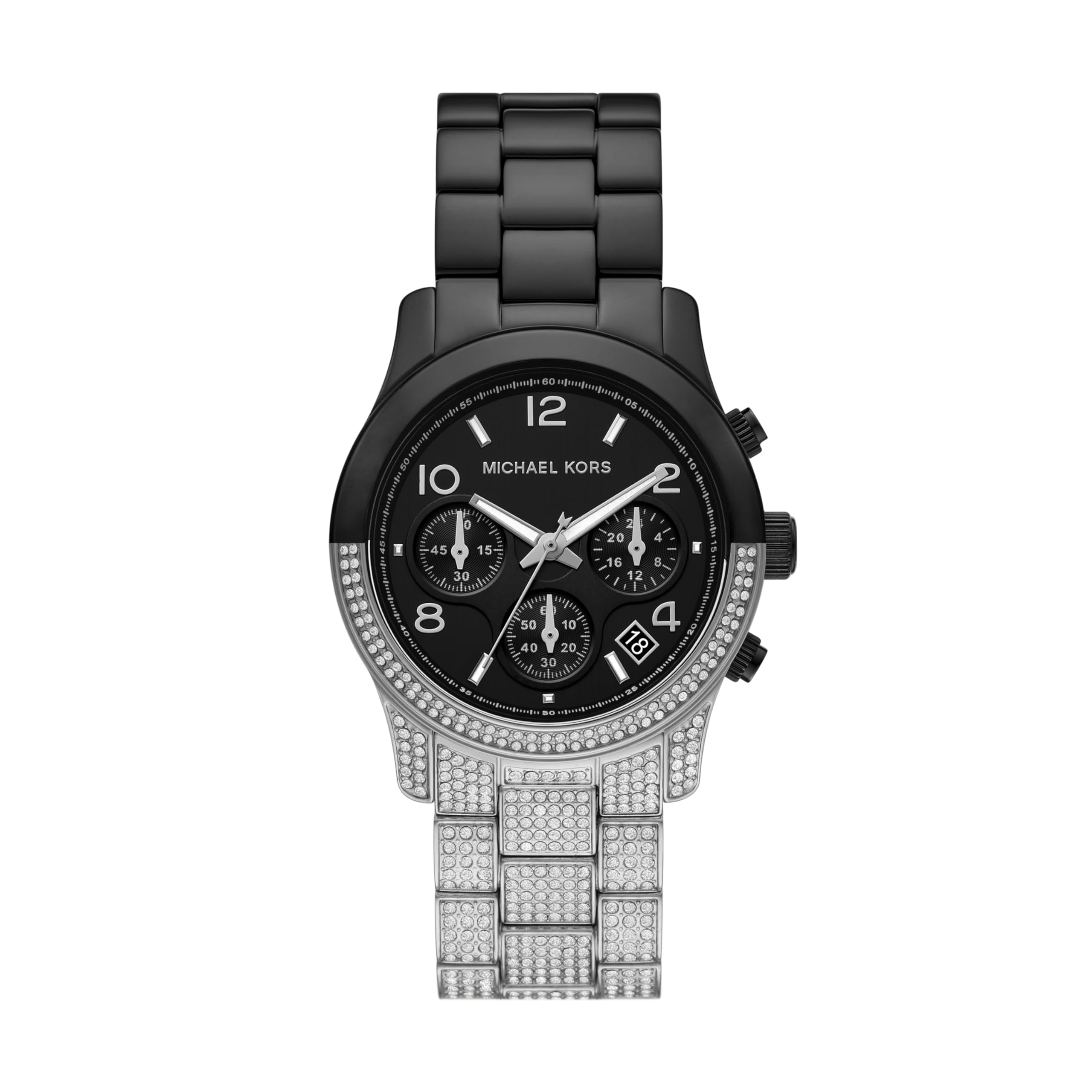 Michael Kors Runway Women's Stainless Steel Watch - Ceramic/Silicone Band Options - Elegant Dress & Casual Timepiece for Work, Parties & Everyday Wear