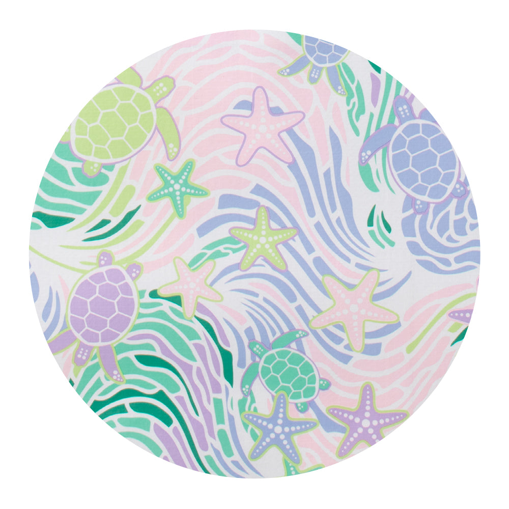 Eco-Friendly Sea Swirl Reusable Gift Bags - Tall Size for Birthdays, Weddings & Holidays | Sustainable Fabric Gift Wrap Alternative