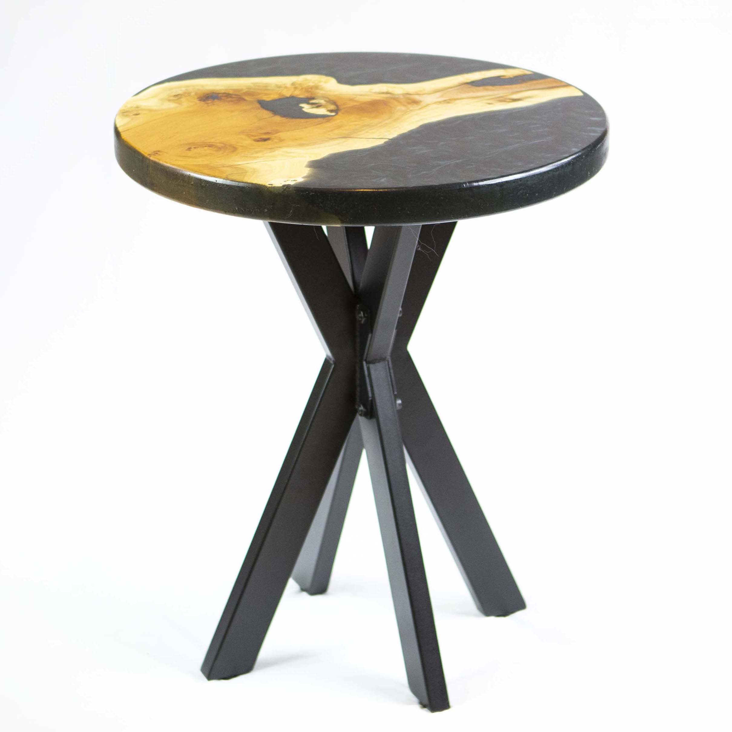 SS1360 Spider Shape Table Base for End Table - Black Powder Coated Metal Legs | Perfect for Coffee Tables, Side Tables & Home Decor
