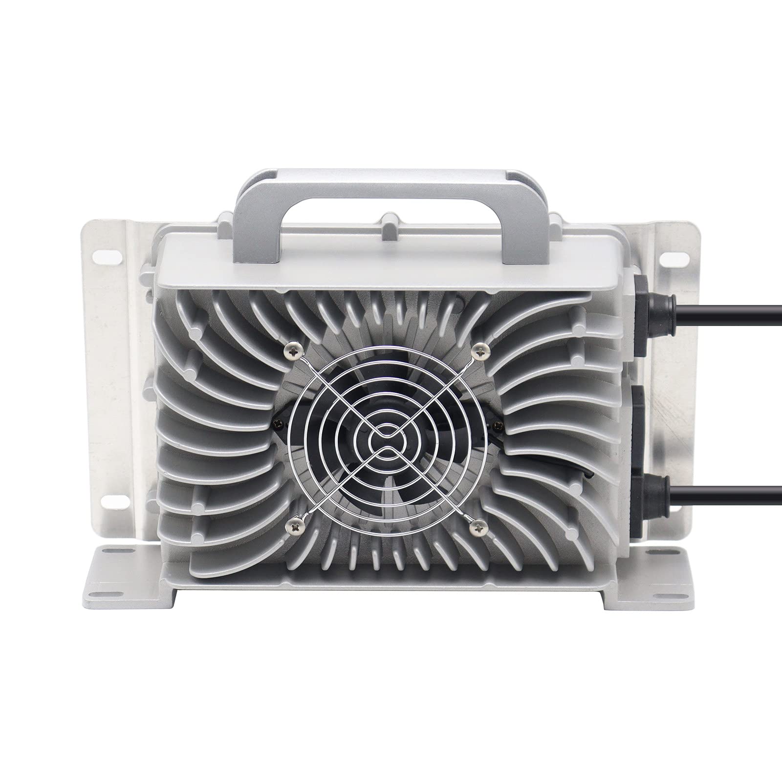 48V 15 AMP Golf Cart Battery Charger for Club Car - Waterproof 3 Pin Round Plug Replacement - Perfect for Home, Golf Course & Outdoor Use