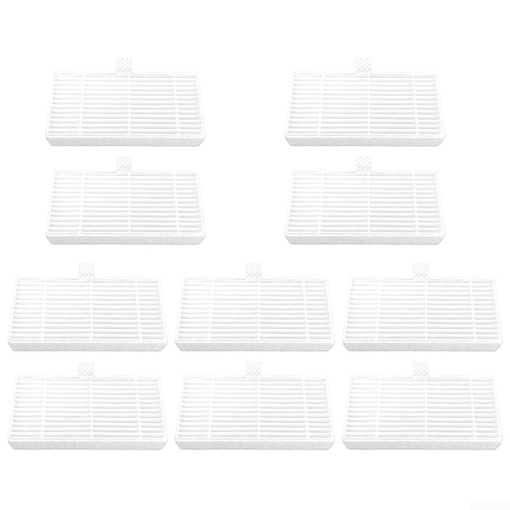 10PCS Vacuum Cleaner Filter Replacement Parts Compatible with MAMNV BR150 BR151 & ZCWA 2-in-1 Robot Vacuum - HEPA Filter for Pet Hair, Dust - Ideal for Home Cleaning, Office Maintenance