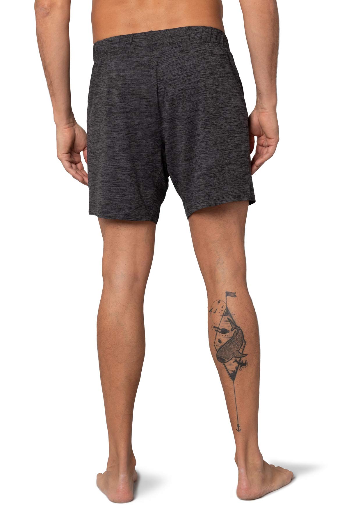 Pure & Simple Men's Lightweight Lounge Wear Shorts - Breathable Comfort for Relaxing at Home, Yoga, or Travel | Soft Casual Shorts for Men