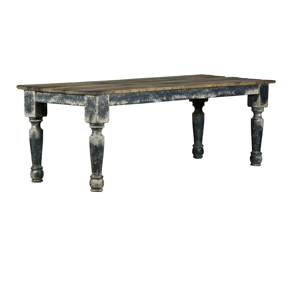 La Grange Table in Light French Gray - Elegant Dining Room Table for Farmhouse & Modern Home Decor - Perfect for Family Gatherings & Dinner Parties