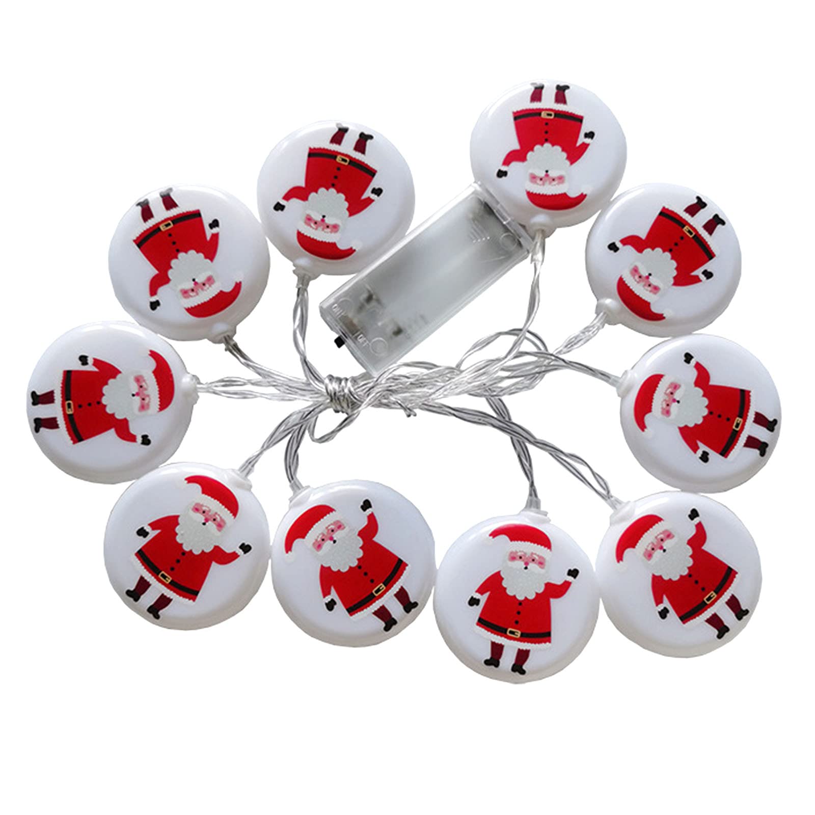 OOOVIC 50 LED Christmas String Lights - Battery Operated Fairy Lights for Holiday Decor, Party, Wedding, and Home Decoration | Indoor & Outdoor Use