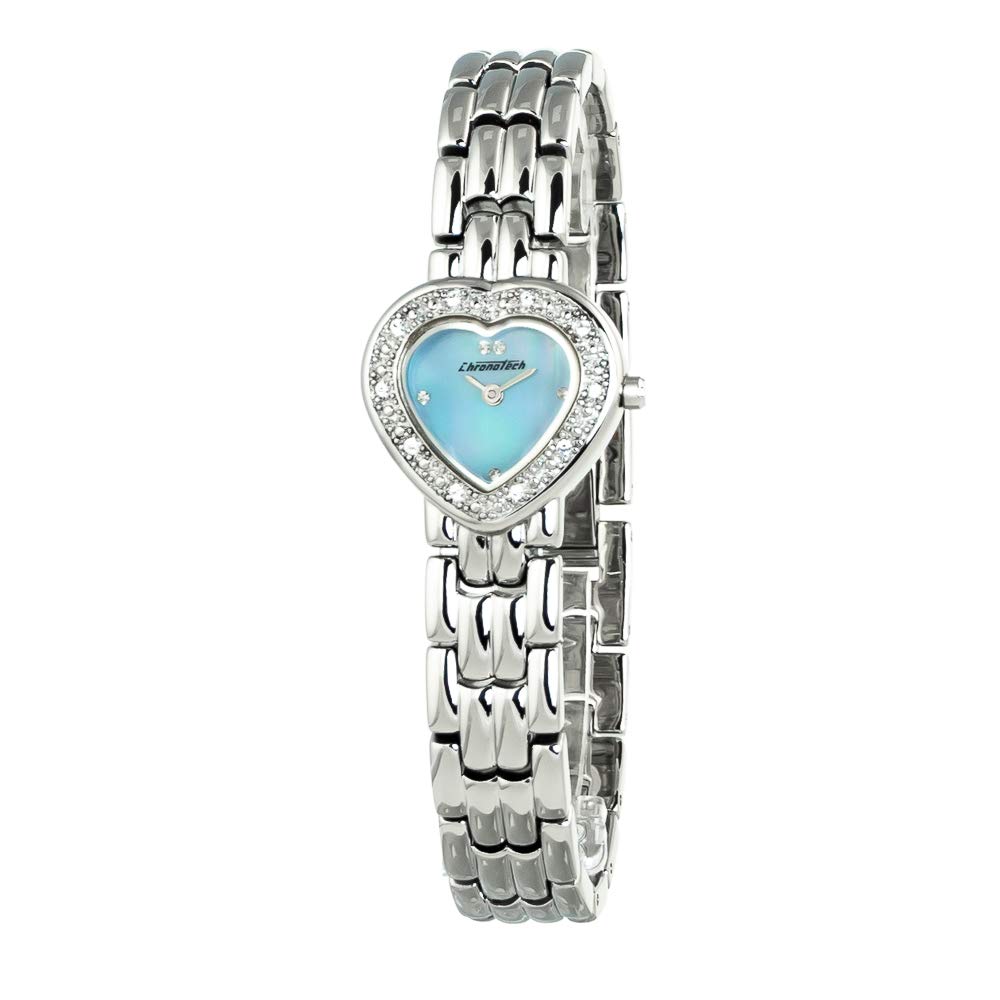 Chronotech Women's Analog Quartz Watch - Stainless Steel Strap for Work & Casual