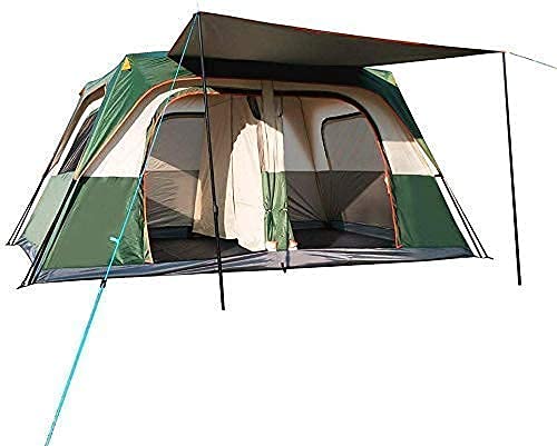 5-8 Person Instant Pop Up Camping Tent - Automatic Outdoor Cabin Tent with Waterproof Rainfly for Hiking, Travel & Family Vacations | Perfect for Backpacking, Beach Trips & Campground Adventures