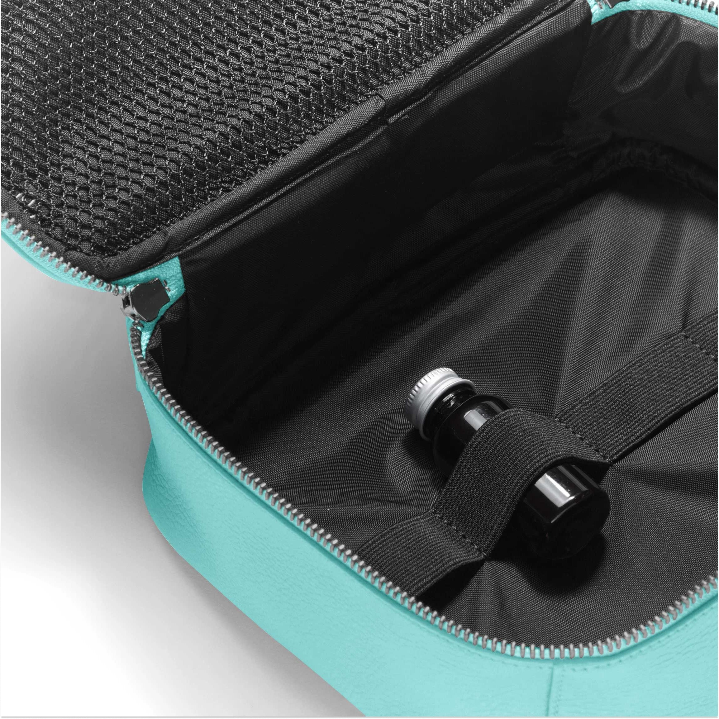 Premium Large Tech Bag Organizer - Celeste Blue Electronics Accessories Case for Laptops, Tablets & Cables - Perfect for Travel, Work & Daily Commute