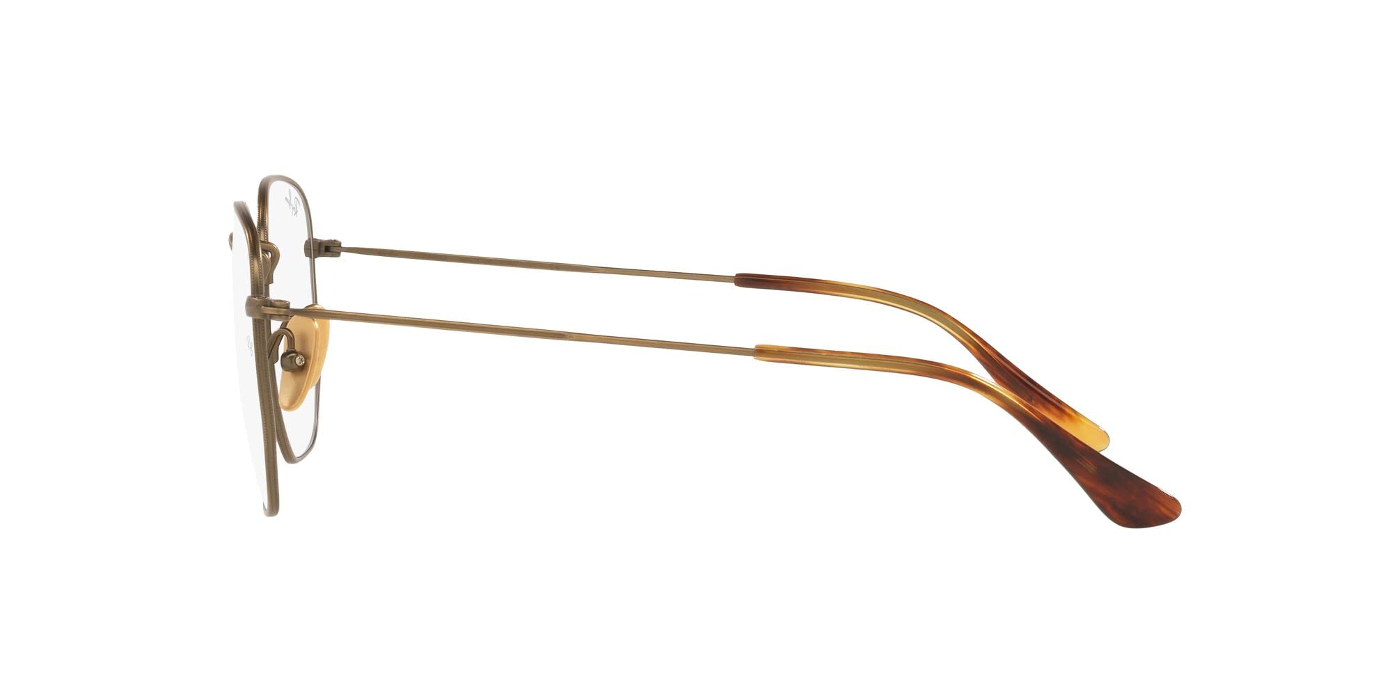 Ray-Ban Rx8148v Hexagonal Titanium Prescription Eyeglass Frames - Lightweight Durable Glasses for Men & Women - Perfect for Reading, Work & Everyday Wear