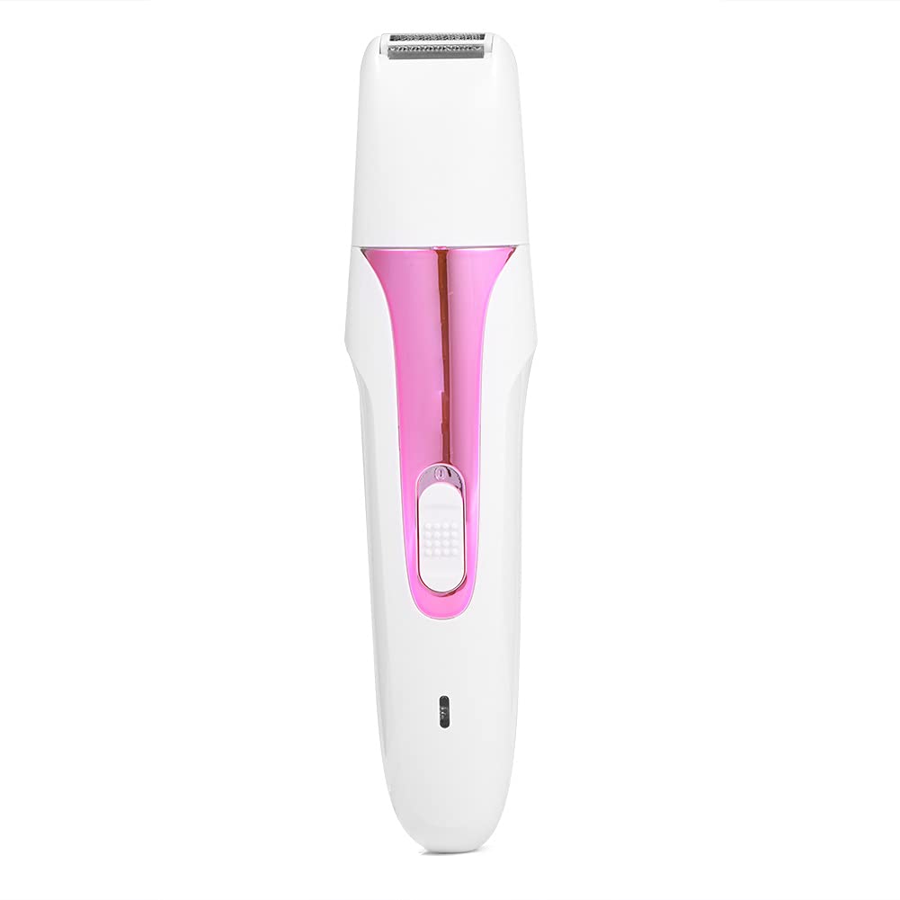 5-in-1 Electric Shaver & Epilator for Women - Rechargeable Facial Hair Remover with Detachable Heads for Eyebrows, Nose, Ears & Body Grooming | Painless Hair Trimmer for Smooth Skin | Perfect for Travel, Home & Salon Use (Rose Gold)