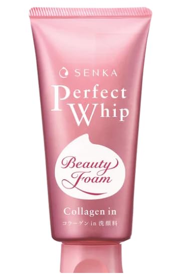 EMBEAUTY SENKA Collagen Facial Wash - Perfect Whip Foam Cleanser 120g for Deep Cleansing & Hydration - Ideal for Daily Skincare Routine & Makeup Removal