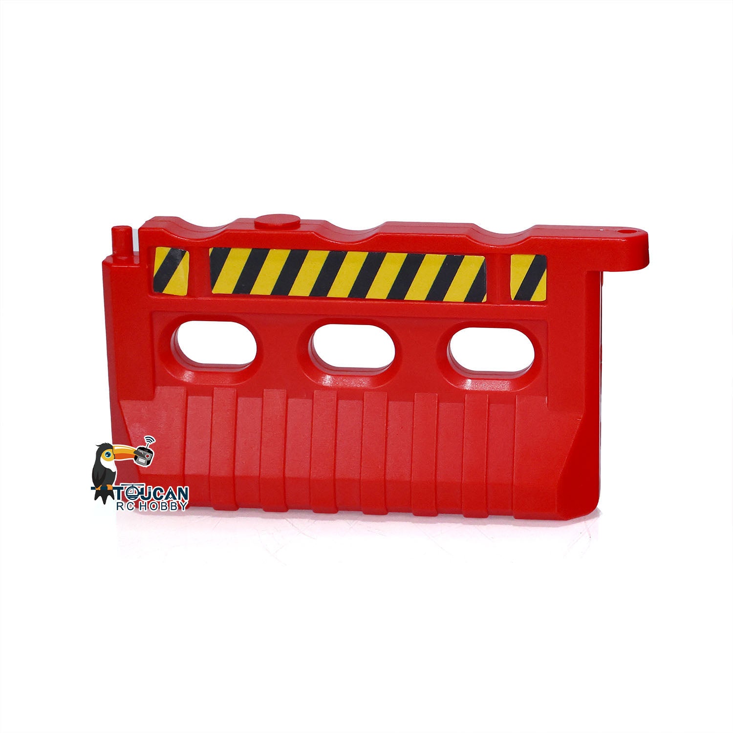 1/14 Scale RC Construction Vehicle Traffic Sign Guardrail & Barrier Cones - Durable Plastic Crash Bucket Accessories for Remote Control Cars (Perfect for Construction Site Scenes & RC Car Racing Tracks)