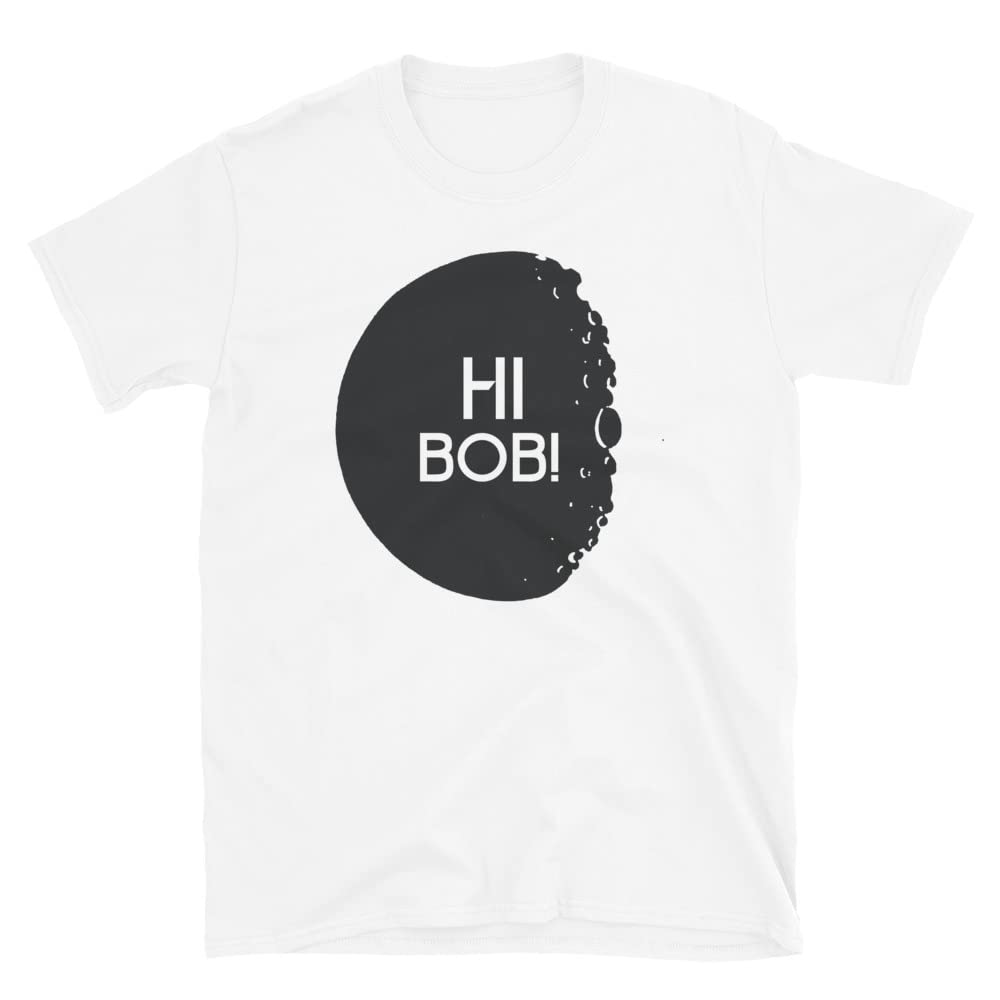 Geek Dad Moon Base T-Shirt - 'Hi Bob' Sci-Fi Novelty Tee for Nerds & Sci-Fi Fans | Perfect Father's Day Gift for The Big Bang Theory & Newhart Lovers | Great for Cosplay, Comic Con & Casual Wear