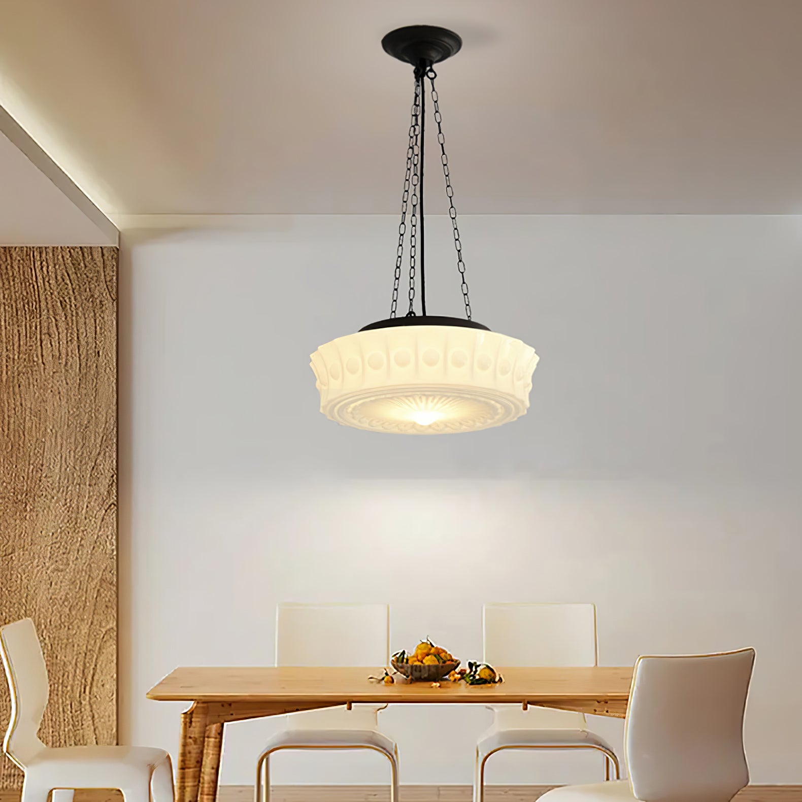 Charles Edwards Modern Pendant Lamp - Elegant Hanging Light Fixture for Dining Room, Kitchen, or Living Room Decor