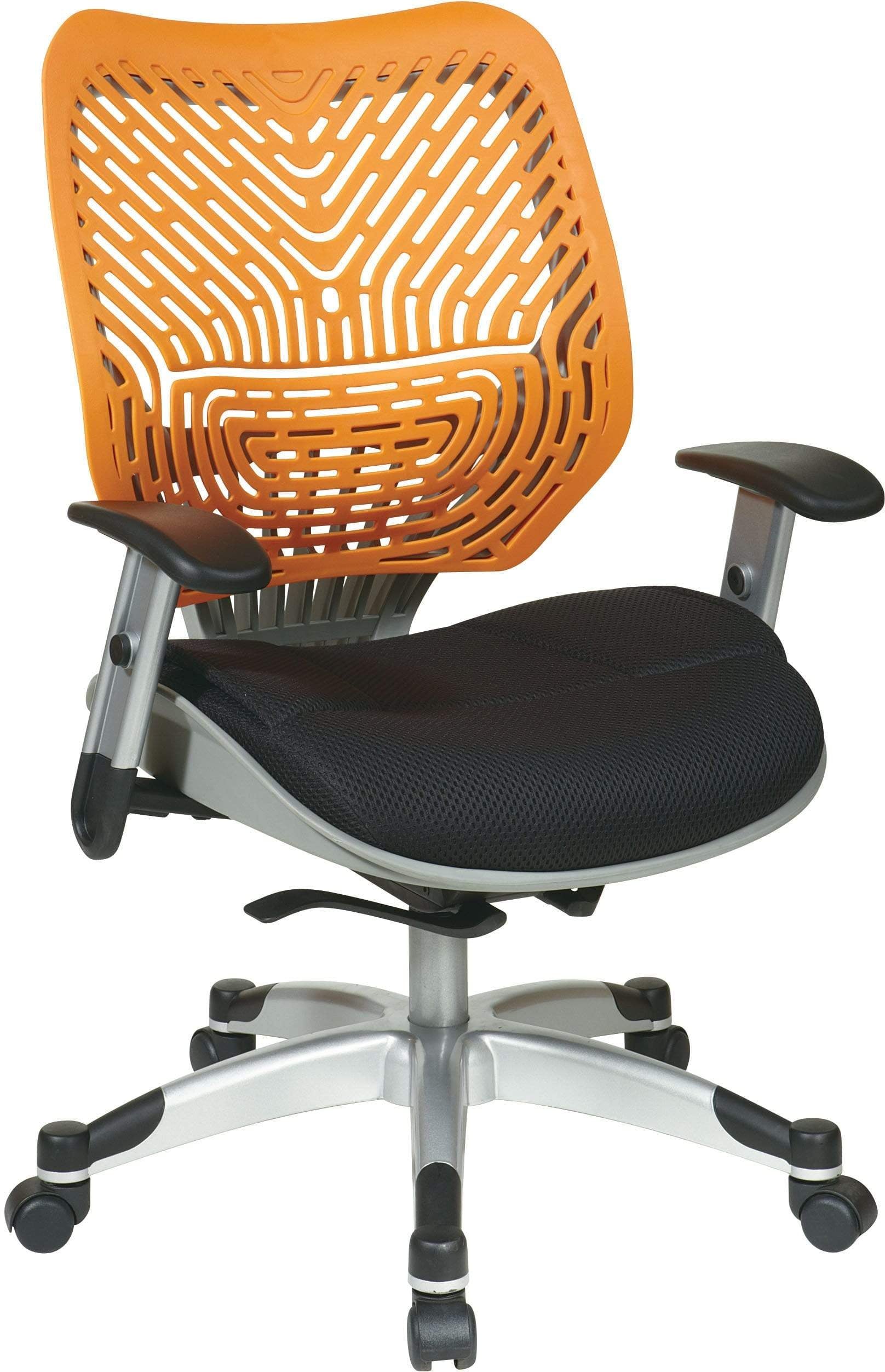 Space Seating® Tang SpaceFlex® Raven Mesh Managers Chair - Ergonomic Office Chair with Adjustable Lumbar Support [86 M35C625R] - Perfect for Home Office, Executive Desks & Conference Rooms