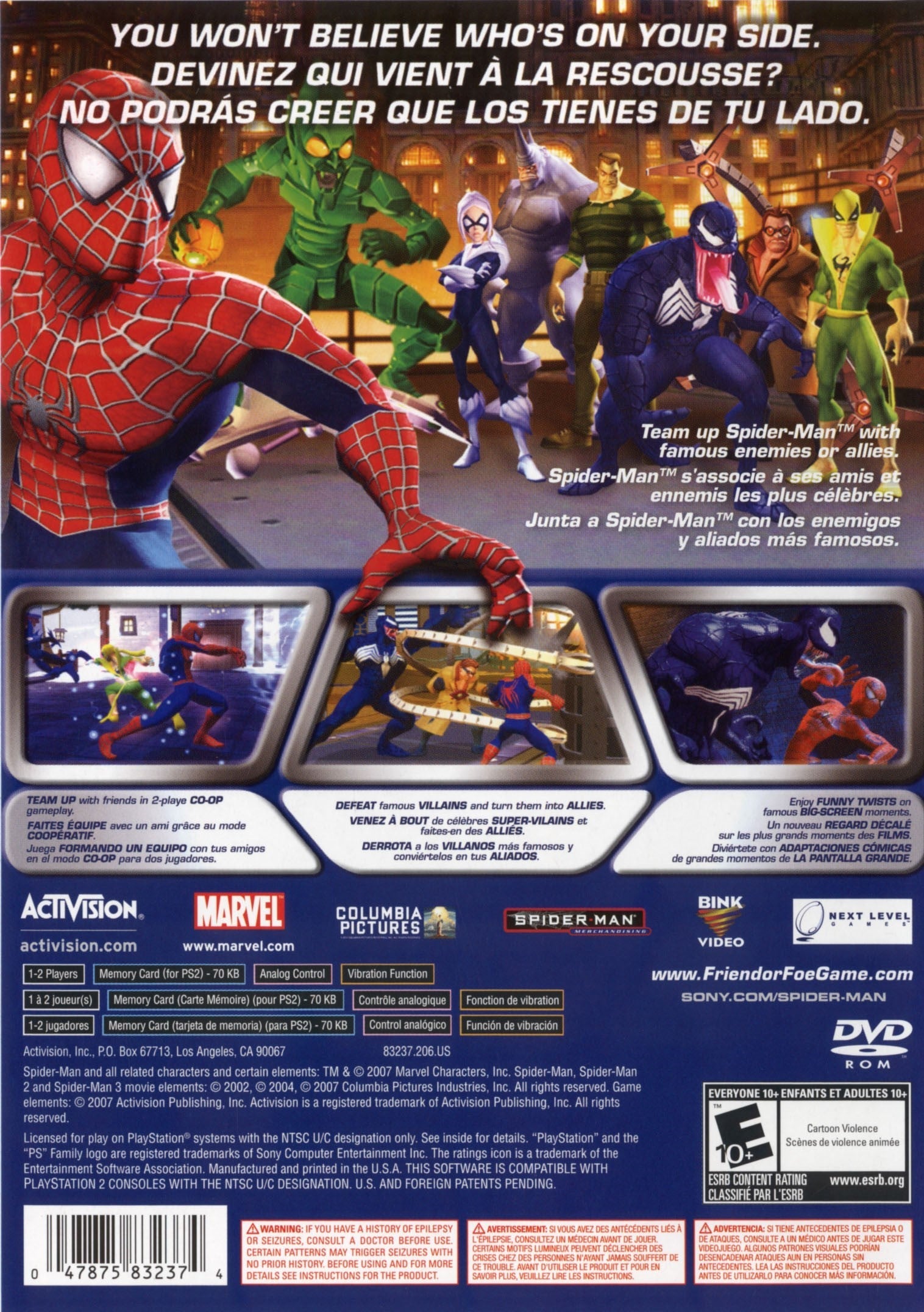 Spider-Man: Friend or Foe - Action-Packed Marvel Superhero Game for PlayStation & Xbox - Perfect for Marvel Fans & Superhero Gaming Enthusiasts