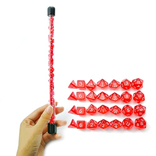 4x7 28pcs Gem Red Tube