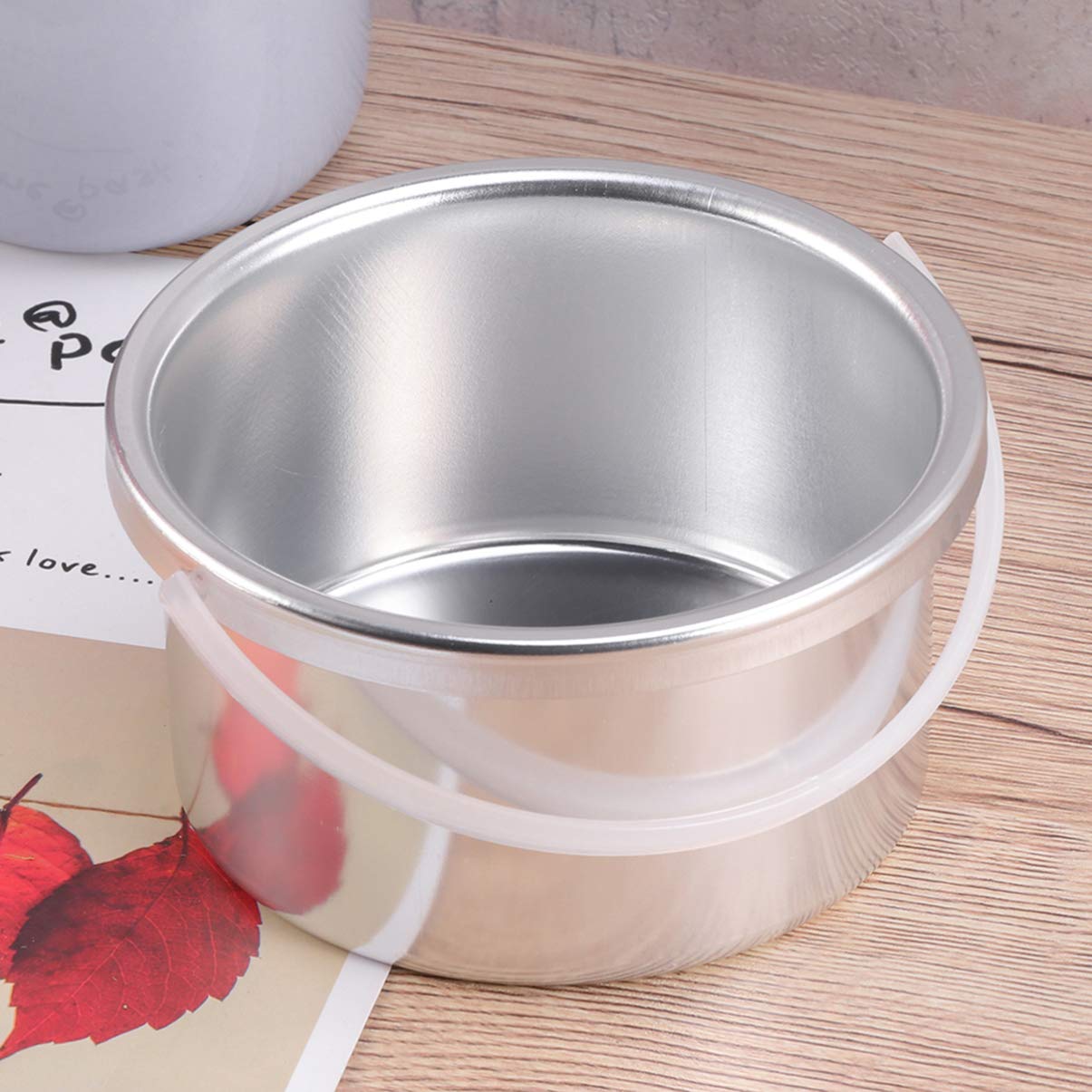 Healifty Wax Warmer Inner Pot - Portable Replacement Bowl for Hair Removal Machine, Waxing Warmer Accessories for Salon & Home Use | Perfect for Eyebrow, Bikini & Body Waxing