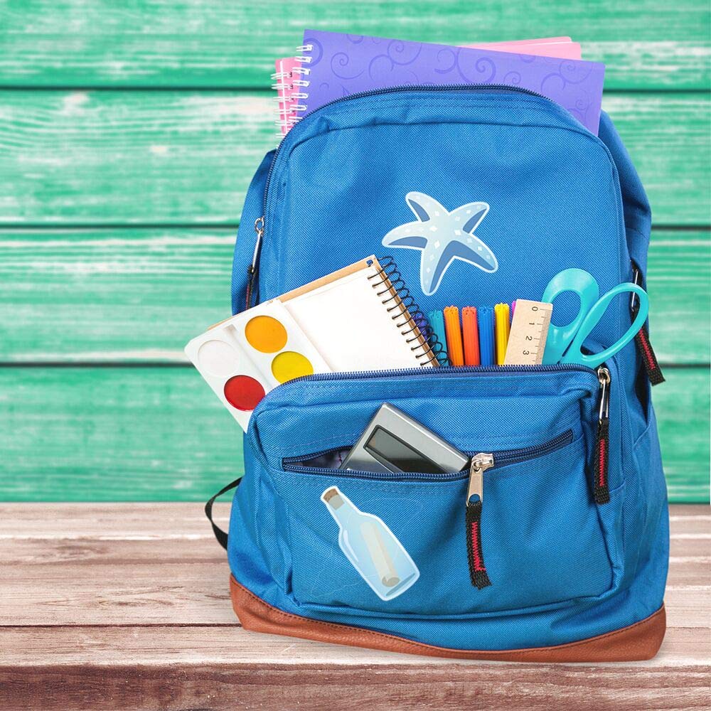 Mermaid Luggage Stickers (60pcs) - Waterproof PVC Decals for Laptop, Skateboard, Notebook, Car, Motorcycle & Bicycle - Fun Mermaid Themed Stickers for Kids & Adults - Perfect for Travel, School & Personalizing Your Gear