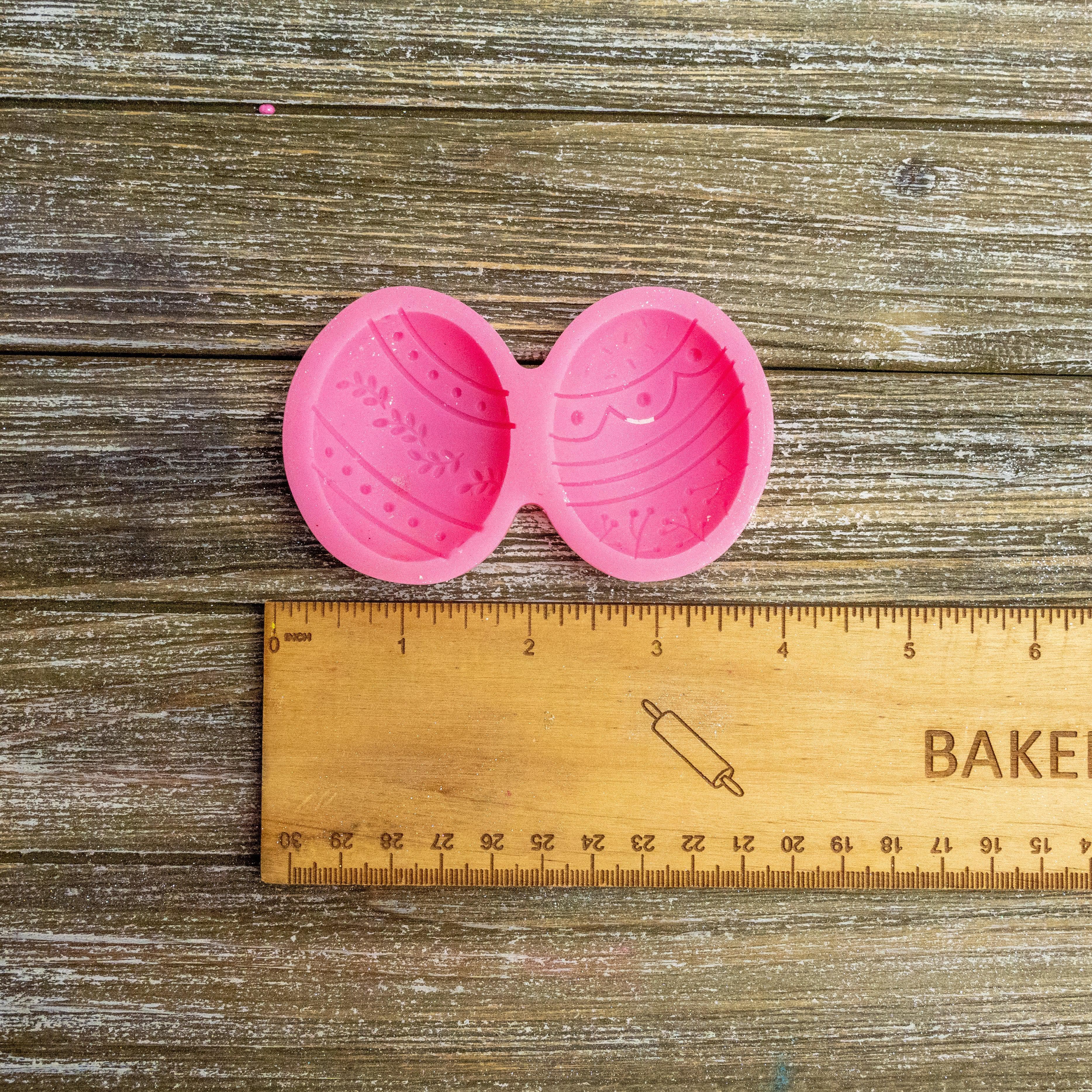 2-Piece Easter Egg Silicone Mold Set for Baking & Candy Making - Bakell® | Perfect for DIY Chocolate, Soap, Resin Crafts & Holiday Decorations