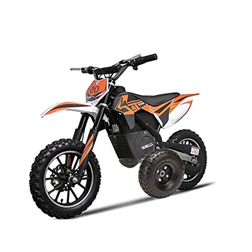 Adjustable Height 24V/36V Kids Dirt Bike Training Wheels for Youth - Compatible with MOTOTEC - Perfect for Beginner Riders & Off-Road Practice (Bike Not Included)