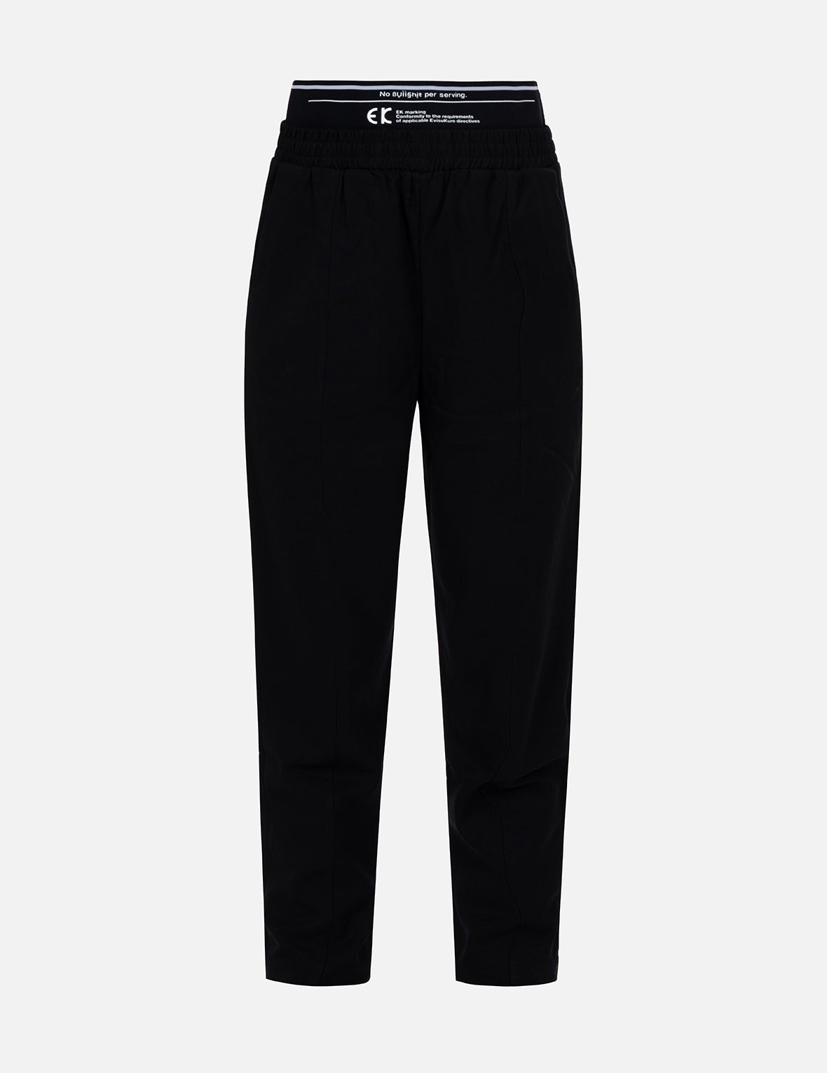 Custom Logo Print Waistband Tapered Pants for Men & Women - Comfortable Office & Business Casual Trousers with Stretch Fit - Perfect for Work, Travel & Formal Occasions