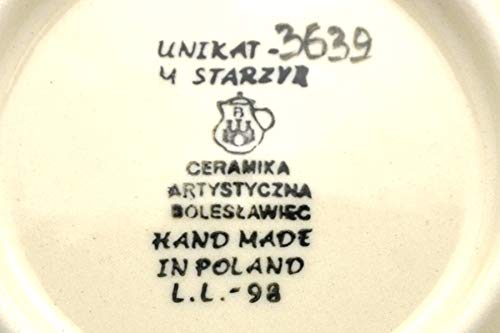 Polish Pottery Mug 11oz Bubble U3639 - Handmade Unikat for Coffee & Tea