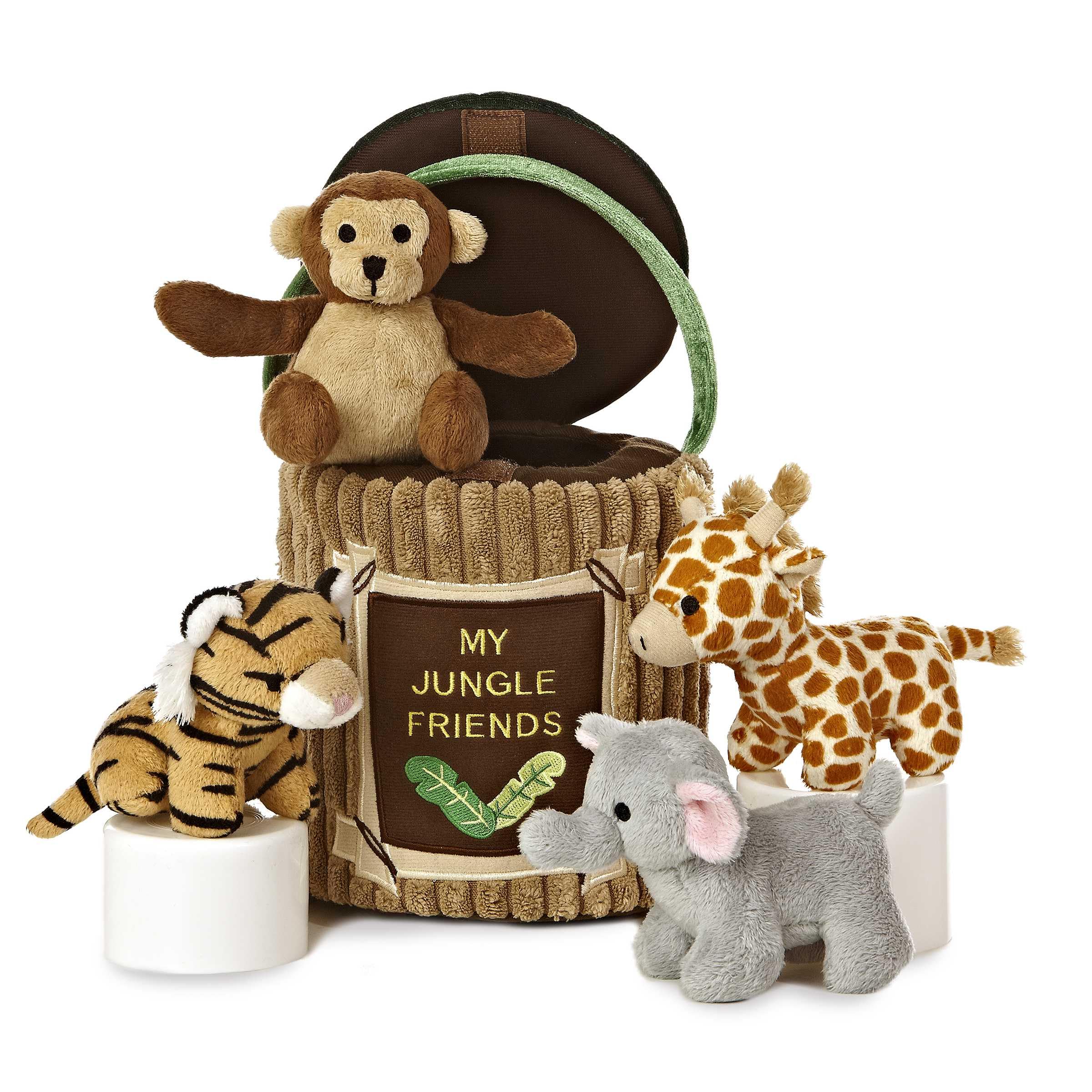 Aurora® Interactive Jungle Friends™ Baby Stuffed Animal - 8