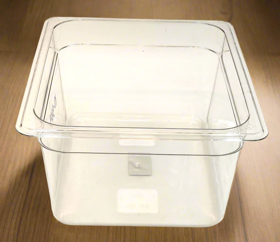 12.5x10.5x6 Inch Clear Plastic Storage Bin - 8 Liter Capacity | Perfect for Organizing Pantry, Office Supplies & Craft Materials