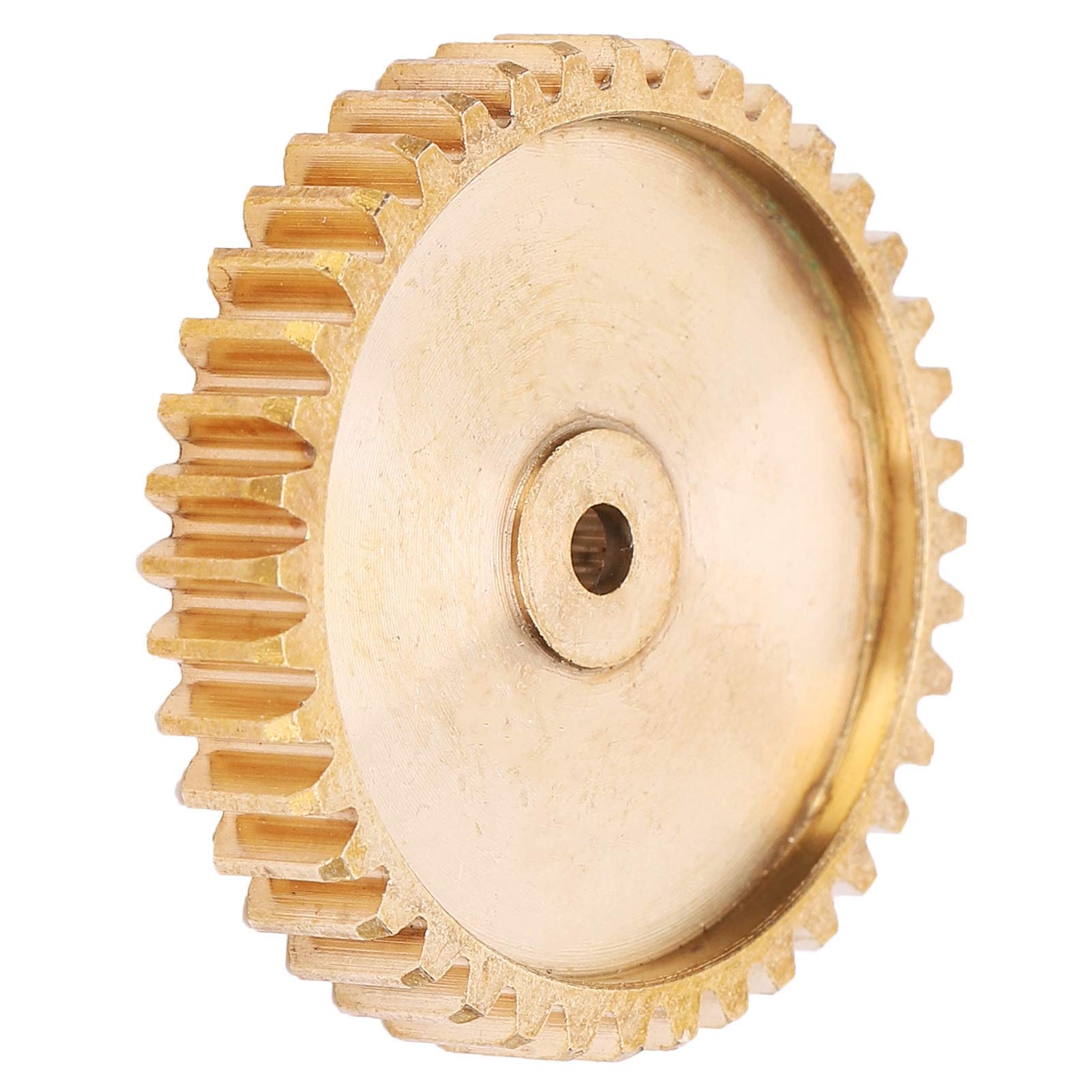 40 Tooth Brass Spur Gear - High Precision RC Gears for Industrial Robots & DIY Vehicle Projects | Durable Metal Gear Replacement Parts for Robotics & RC Models