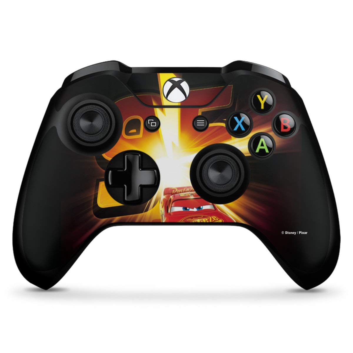 Disney Pixar Cars Lightning McQueen Skin Sticker for Microsoft Xbox One X Controller - Premium Vinyl Decal for Gamers - Perfect for Gaming Setups, Birthday Gifts & Disney Fans Collection