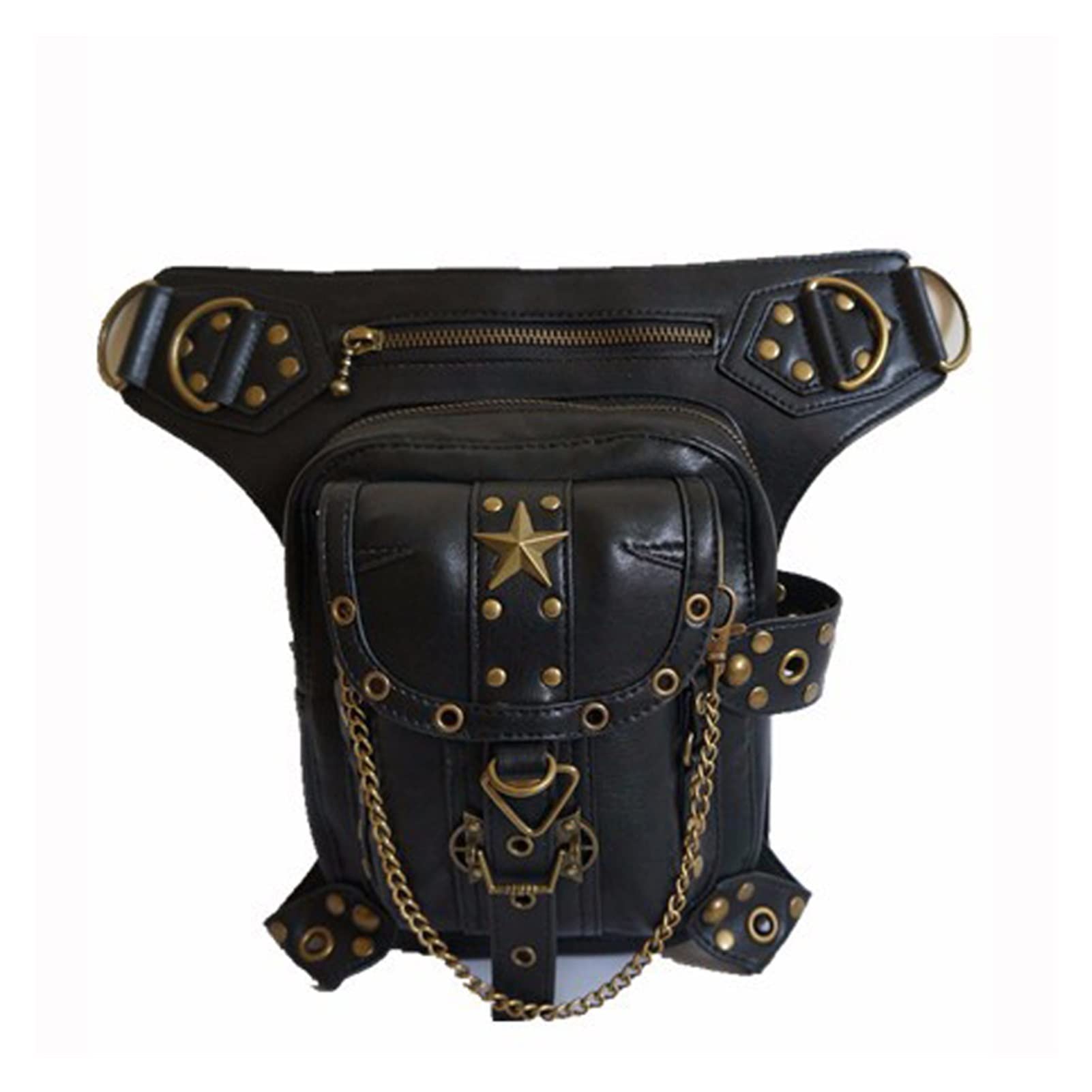 Victorian Style Waist Leg Bag for Women & Men - Motorcycle Thigh Holster, Hip Belt Pack & Shoulder Messenger Bag - Perfect for Biking, Travel & Outdoor Adventures