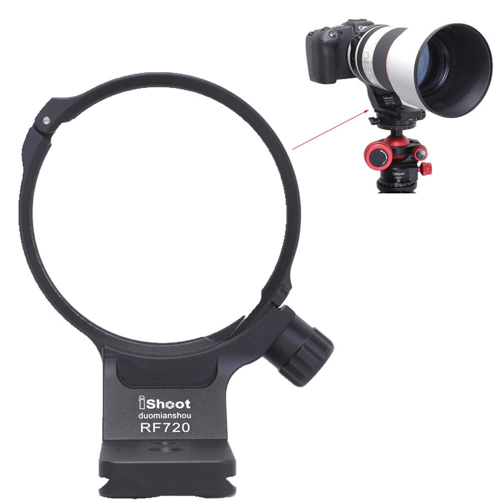 iShoot Metal Tripod Mount Ring Lens Collar for Canon RF 70-200mm f/2.8L IS USM (EIII) - Arca-Swiss Quick Release Plate, Aviation Aluminum Lens Support Bracket - Perfect for Wildlife, Sports & Wedding Photography