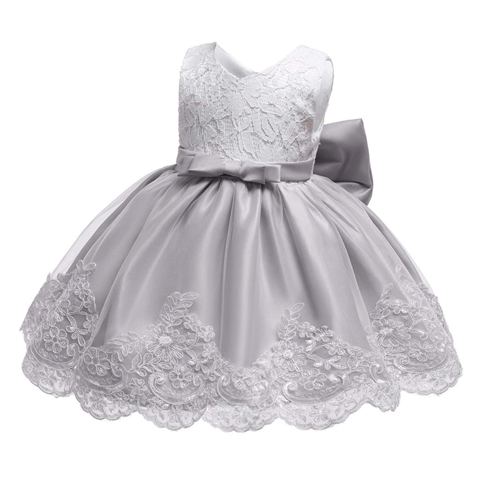 Elegant Lace Tutu Dress & Headband Set for Baby Girls - Princess Wedding Party Dress Up Outfit | Perfect for Birthday, Pageant, and Special Occasions