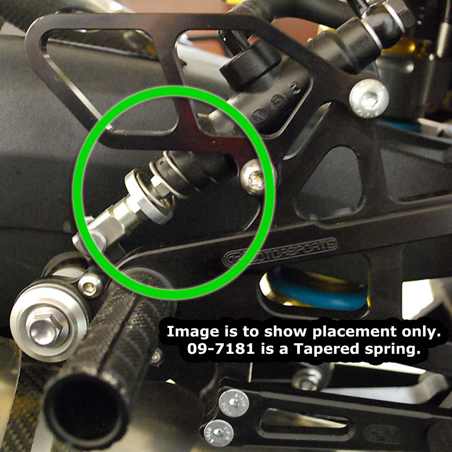 Kawasaki Suzuki 09-7181 Brake Pedal Return Spring 1.81