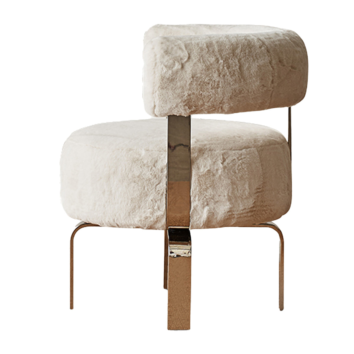 Mcmullin Elba Armchair - Modern Accent Chair for Living Room, Bedroom & Office - Comfortable Upholstered Lounge Chair with Wooden Legs - Perfect for Relaxing, Reading & Decorating Your Home