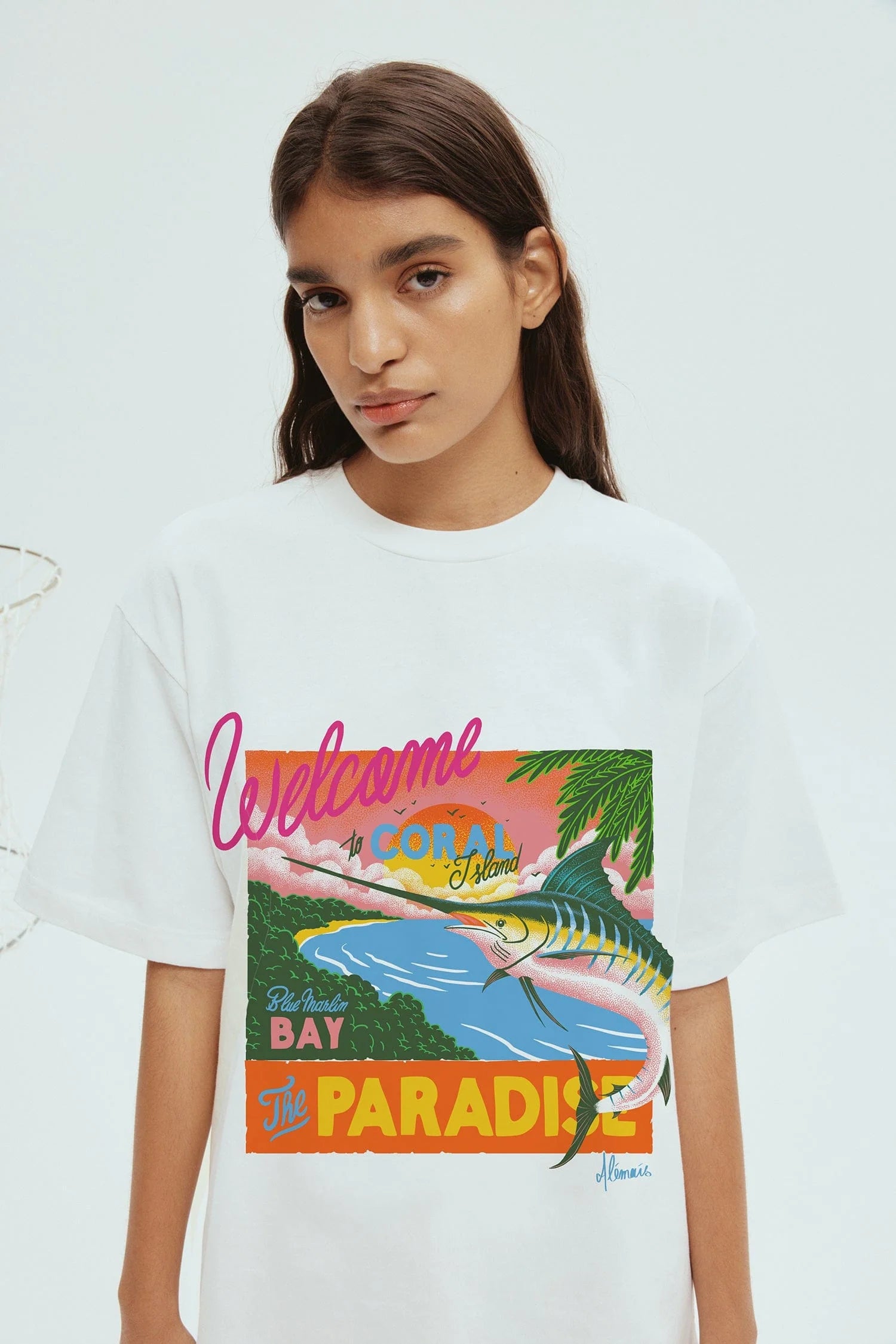 Preorder Coral Bay T-Shirt - Soft Cotton Comfort Fit Tee for Men & Women - Perfect for Beach Vacations, Casual Outings & Summer Style