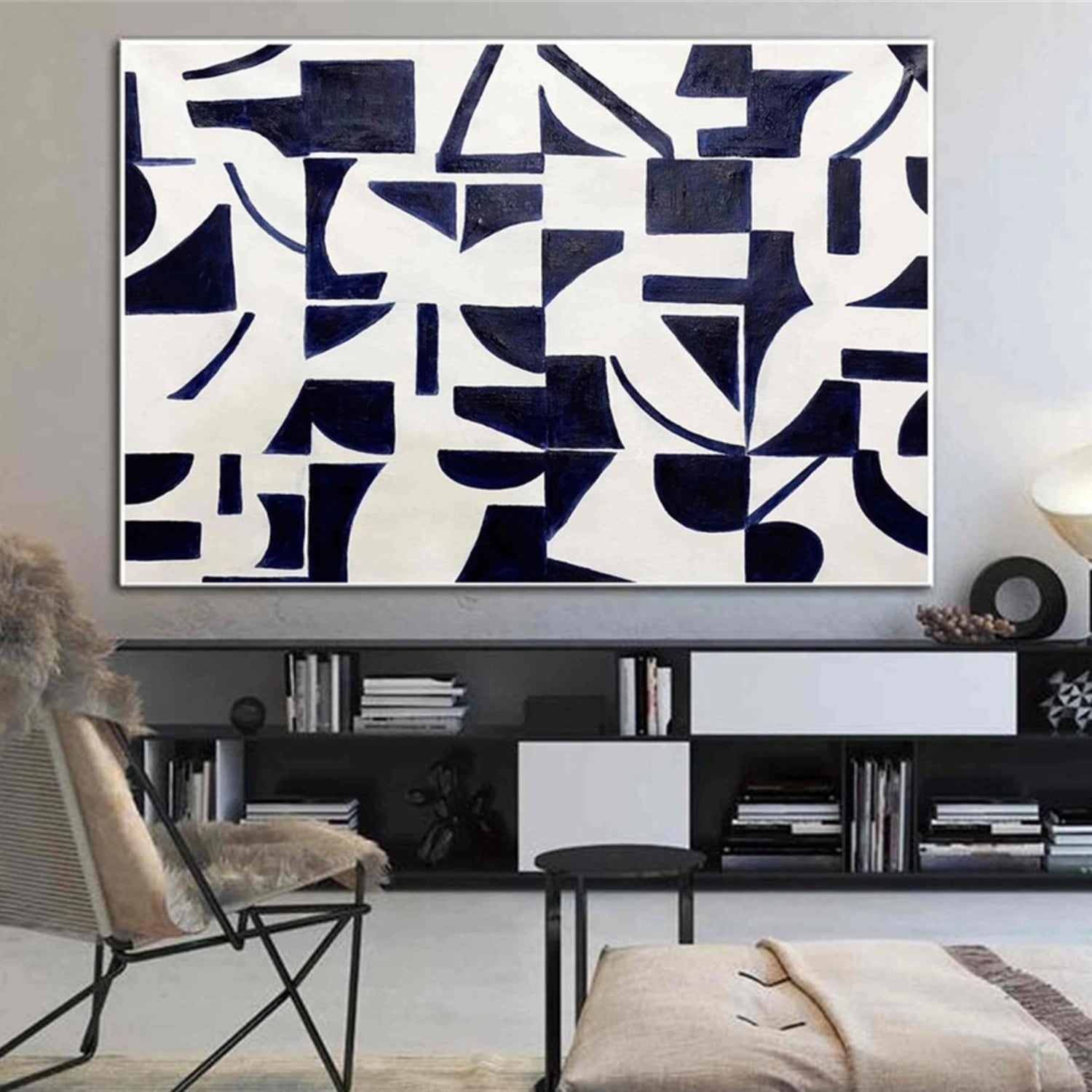 Abstract Tranquility Wall Art Print #WS240 - Modern Home Decor for Living Room, Bedroom & Office