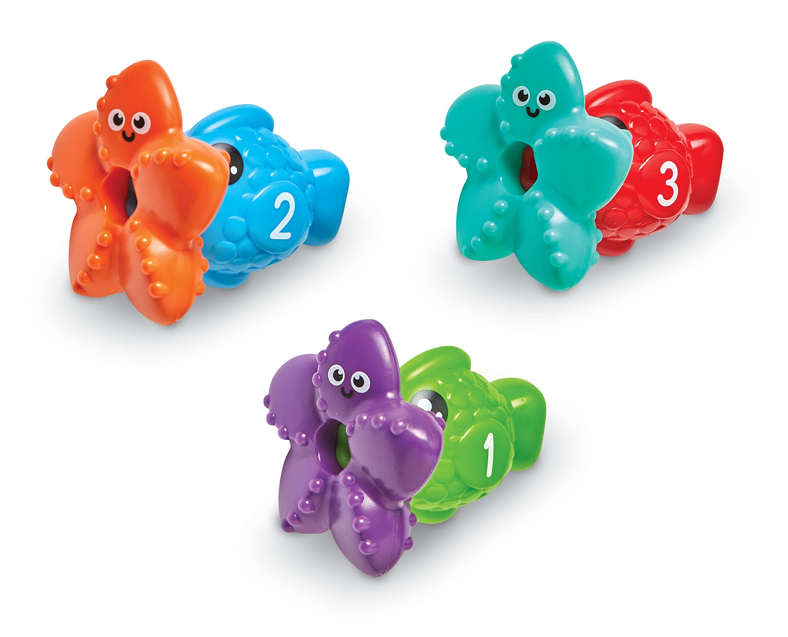 Learning Resources Steve The Scoop & Splash Shark - 7 Piece Toddler Bath & Pool Water Toy Set for Babies 18+ Months - Fun Educational Bathtub & Swimming Pool Toys for Kids - Perfect Stocking Stuffer Gift for Toddlers